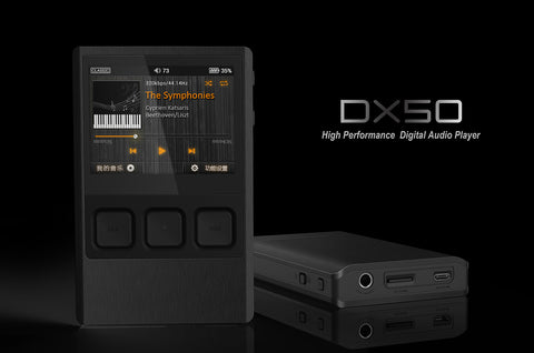 iBasso DX50 with Dignis Leather Case